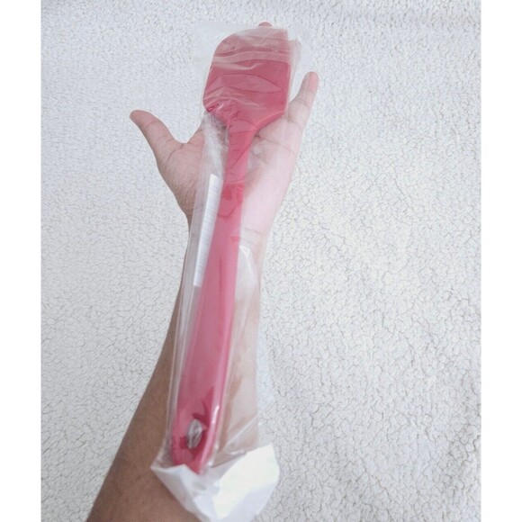 2pc Set-Red Flat Spatula,Black Spoon Spatula: 11.38in 600ºF Heat Resista… - Picture 10 of 11